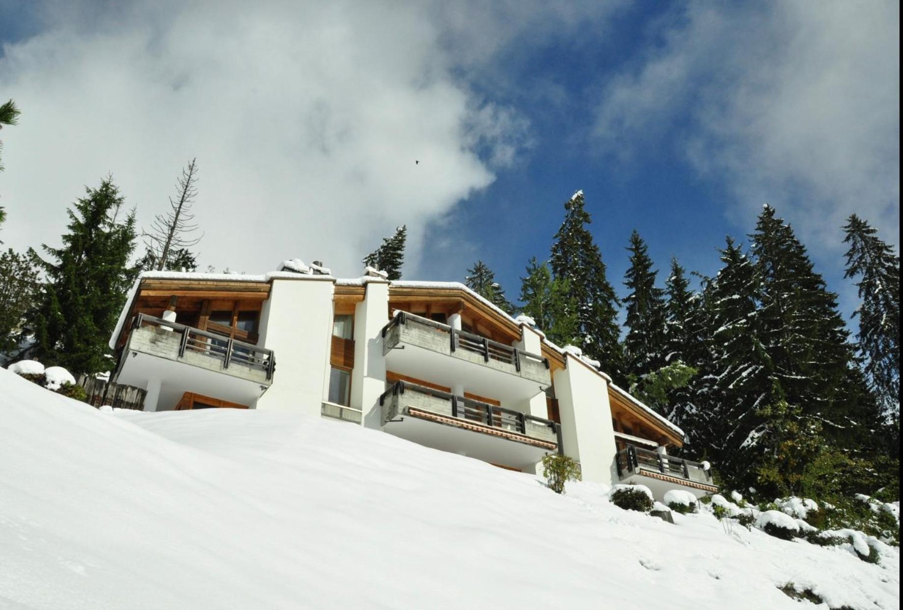 Crap Da Flem - 3.5 Zimmer Ferienwohnung Am Sonnenhang Von Flims Esterno foto