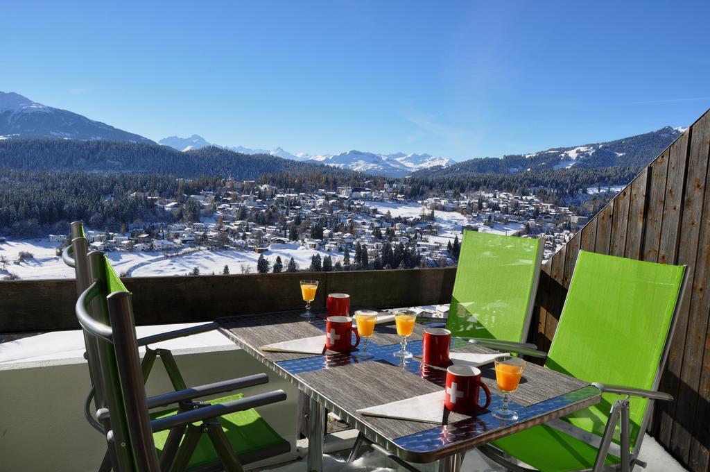 Crap Da Flem - 3.5 Zimmer Ferienwohnung Am Sonnenhang Von Flims Esterno foto