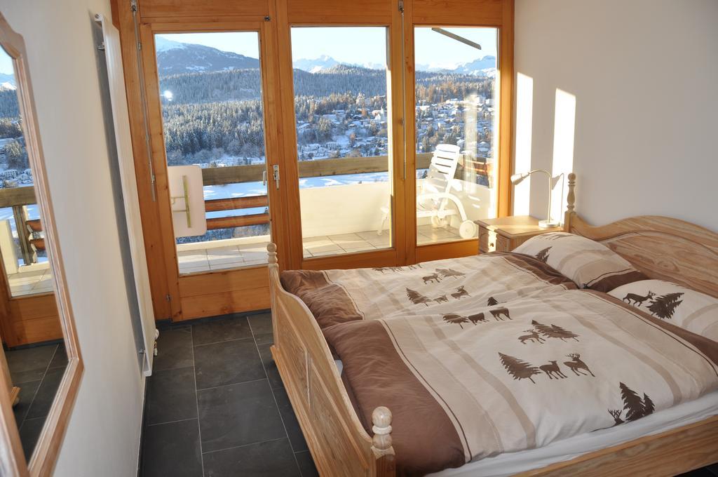 Crap Da Flem - 3.5 Zimmer Ferienwohnung Am Sonnenhang Von Flims Esterno foto