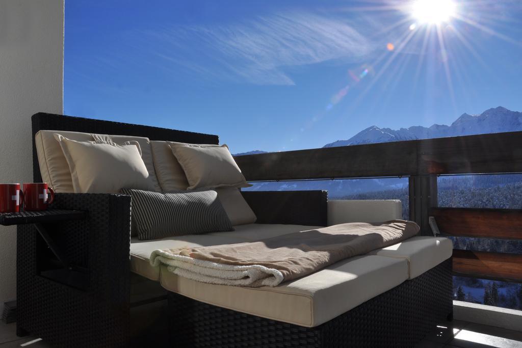 Crap Da Flem - 3.5 Zimmer Ferienwohnung Am Sonnenhang Von Flims Esterno foto